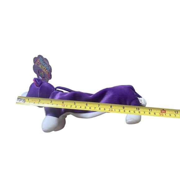 Lisa Frank Playtime Kittens Cat Pencil Pen Pouch Bag Zip New With Tags Purple - Picture 6 of 7